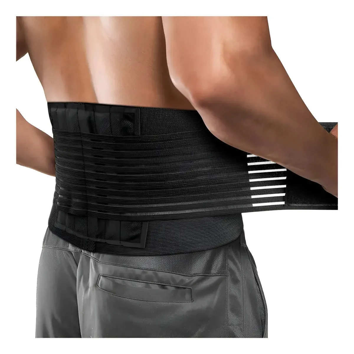 Cinta Ergonômica Lombar Abdominal Coluna Cargas Pesadas Tamanho Gg
