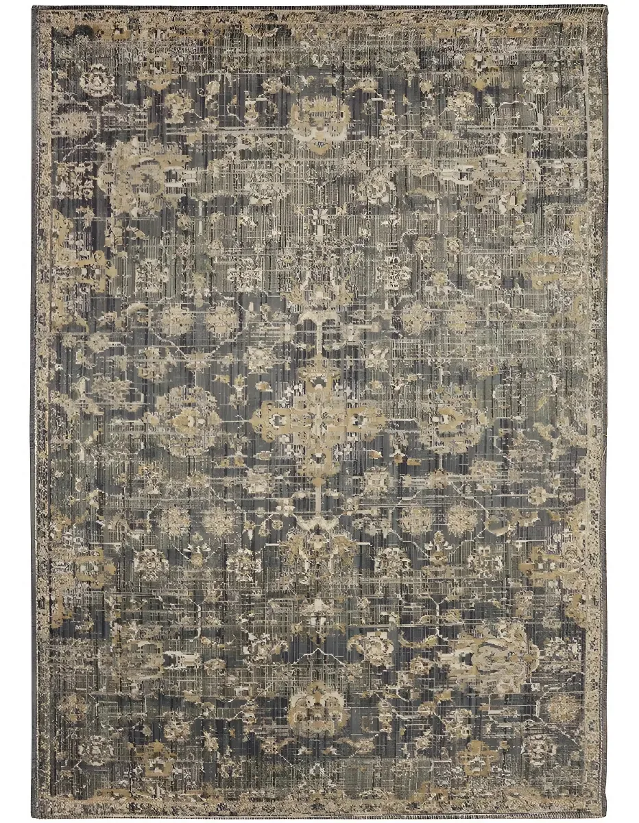 Tapete 250x350cm Rosimarie Tapetes São Carlos Gold Jg