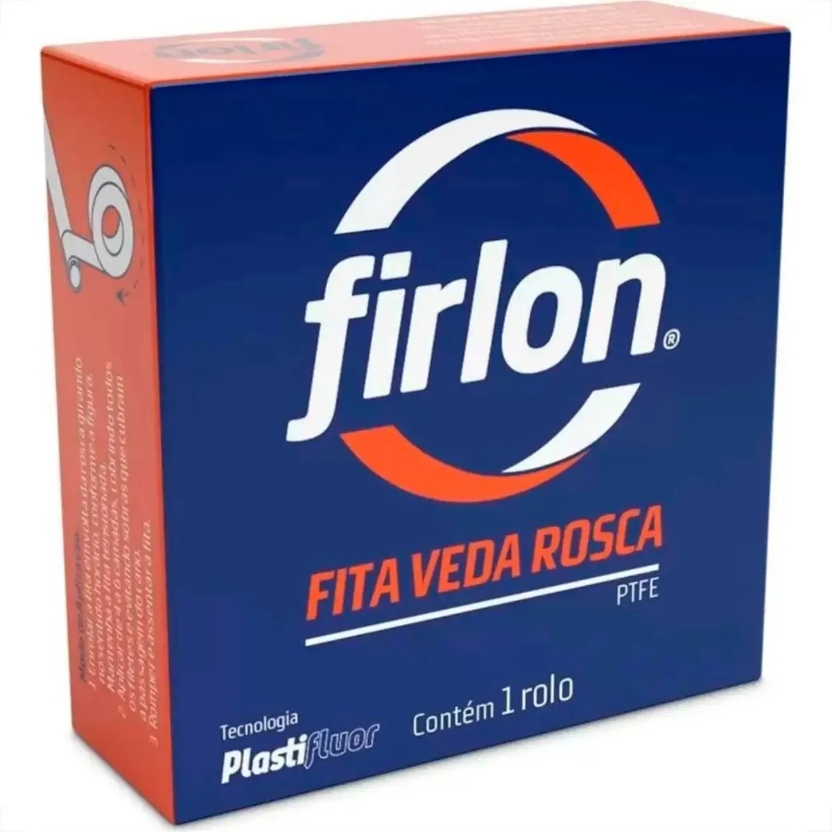 Veda Rosca Firlon 12mm x 10m Kit 60 Peças Vedação Encanamento