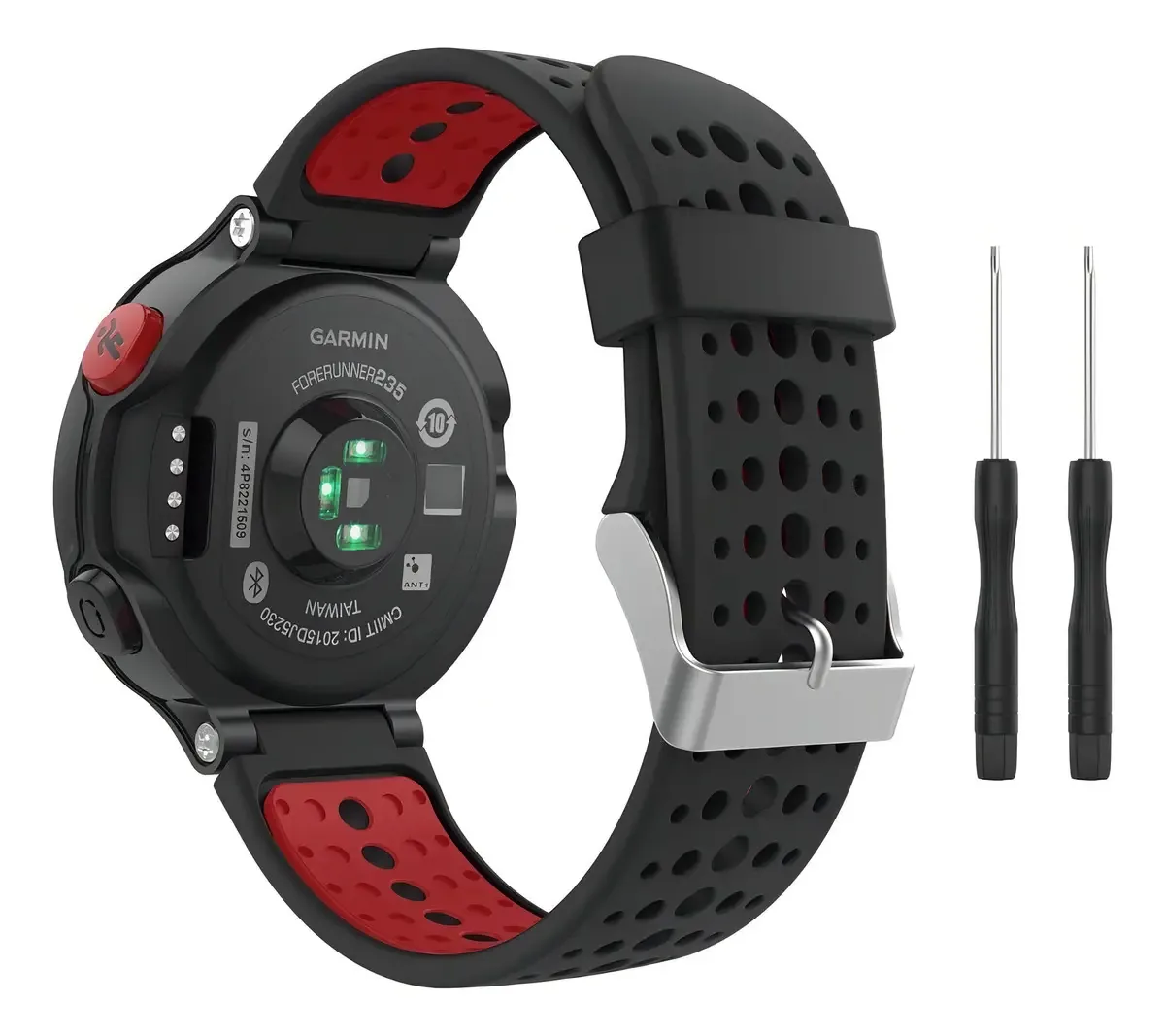 Novas Pulseiras Para Garmin 235 Garmin Forerunner 735xt Cor Preta / Vermelha