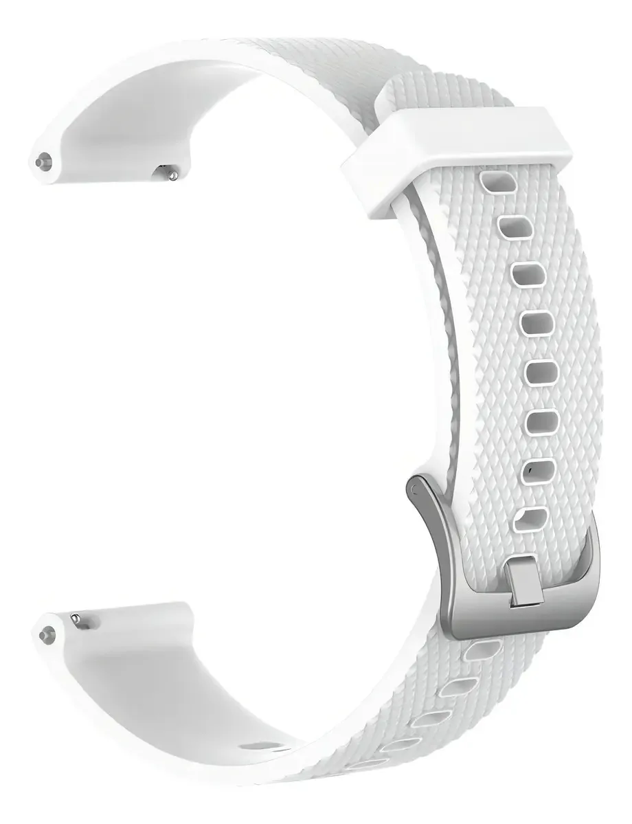 Pulseira de Silicone Macia Branca para Polar Vantage M e Outros Smartwatches