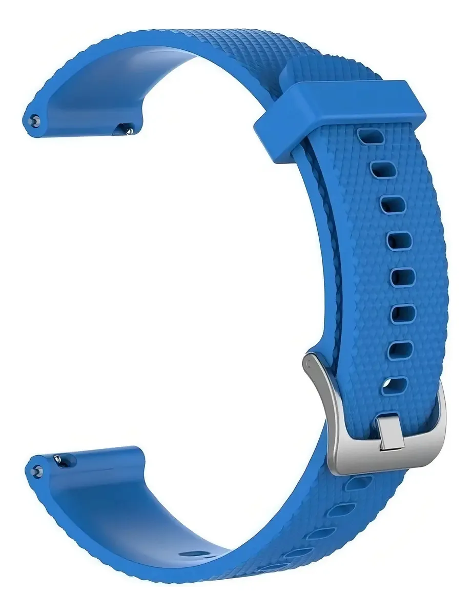 Pulseira de Silicone Luxurier Azul-Claro para Smartwatch GTR 47mm e Outros
