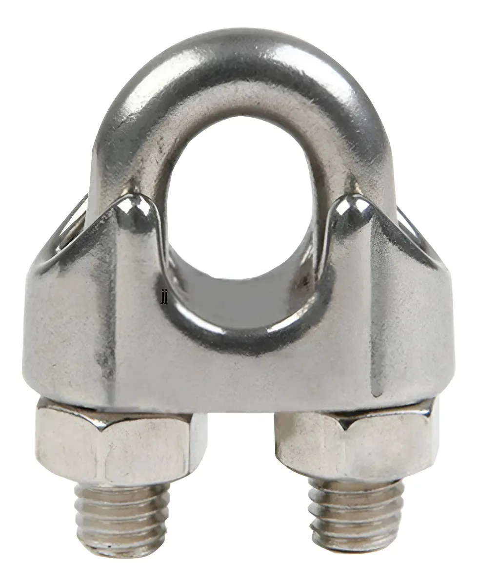 Grampo Aço Inox 304 Qfix 10mm Kit 10 Unid Laço Cabo Aço