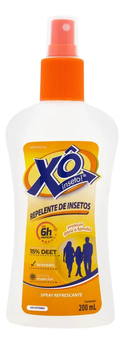 Repelente Spray Xô Inseto Frasco 200ml
