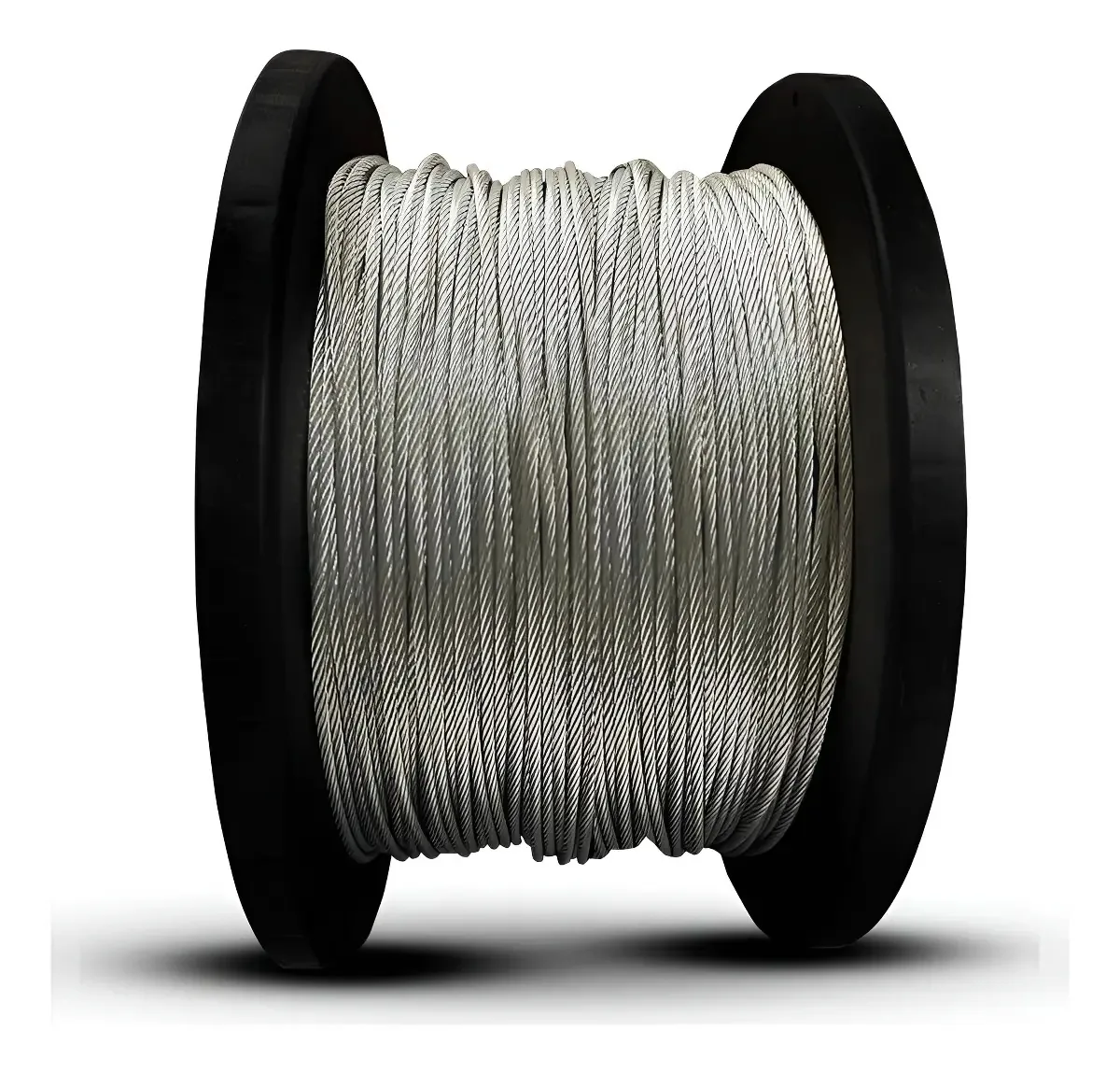 Cabo De Aço 3/16 4,76mm Alma De Fibra 6x7 Plastificado