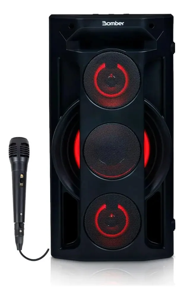 Alto-falante Bluetooth Preto Bomber Play 770 Com Microfone