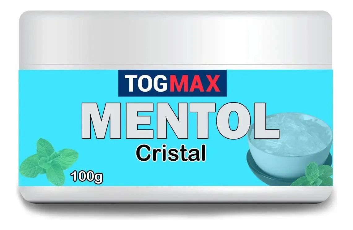 Mentol Puro Em Cristais 100g Alimentar E Farmacêutico Togmax