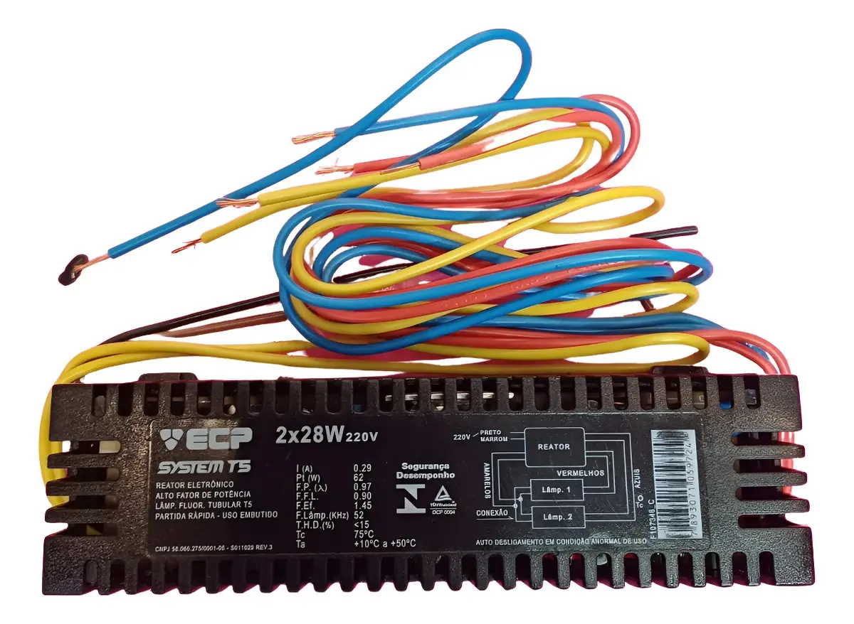 Reator Eletrônico ECP F107346 28W T5