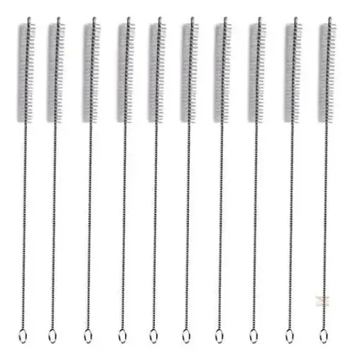 Escova Para Limpar Canudos De Inox/ Outros 5 Unidades