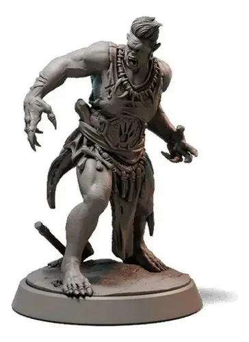 Miniatura Conspiração Orc Devota Escala 72mm Rpg