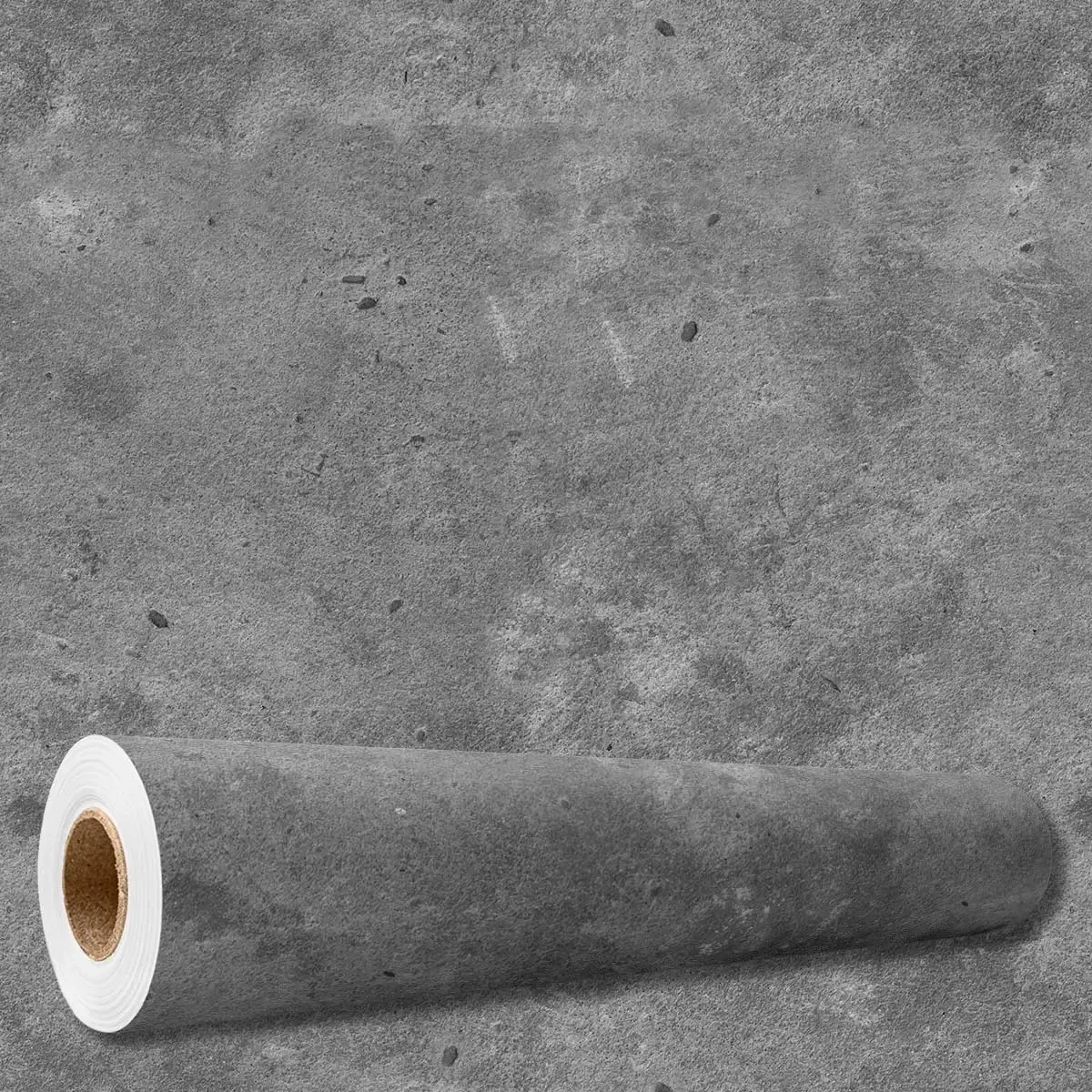 Adesivo Decorativo 5 Metros Papel Parede Cimento Queimado Escuro Sala Quarto Escritório