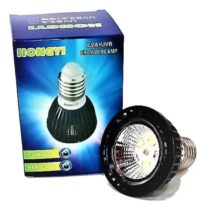 Lampada Uvb/uva Led 5.0 3w Repteis Tropicais