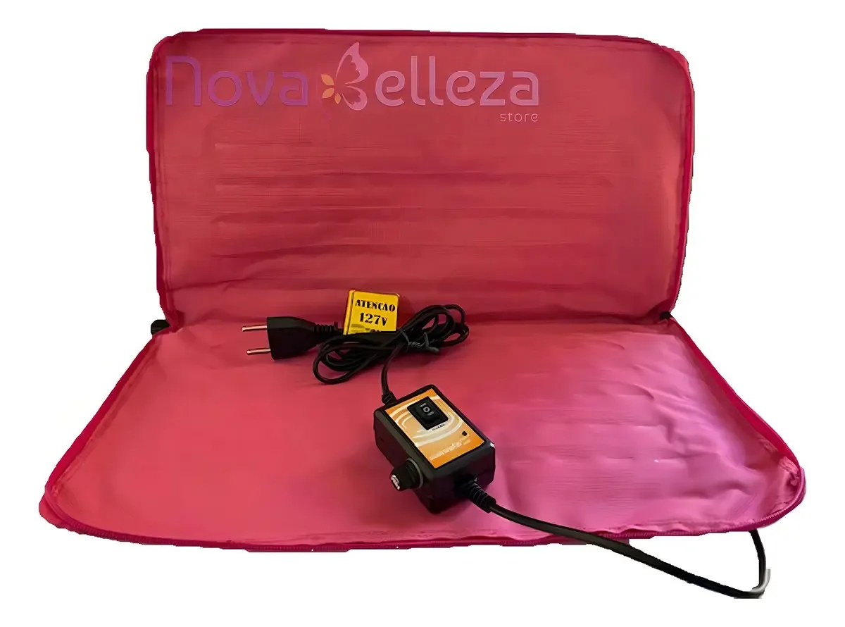 Bolsa Aquecedora De Pedras Quentes P Massagens Grande Rosa Cor E Voltagem Rosa 110 V