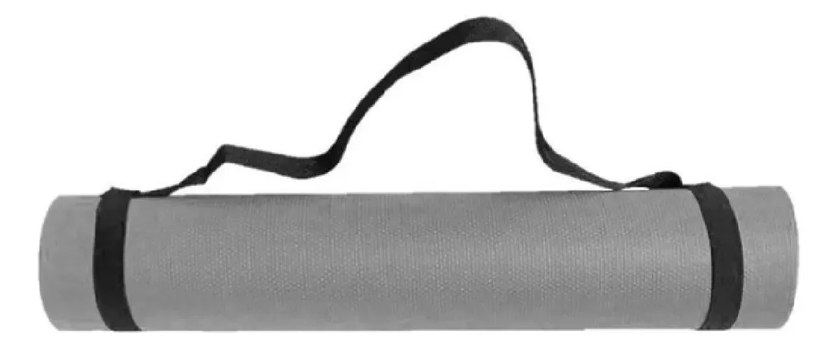 Tapete Colchonete Bloquinho Yoga Pilates Cinza
