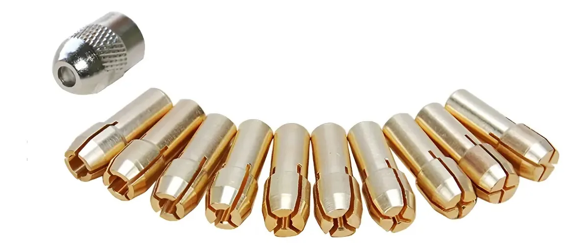 Jogo De Pinças Mandril M8 11pçs Para Micro Retifica Eixo 8mm