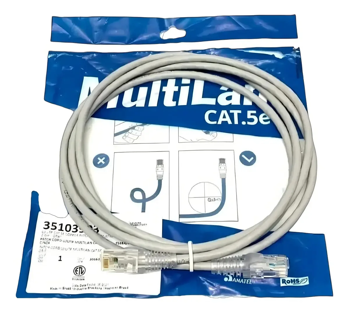 Cabo De Rede Multilan 2mt 35103903 - Furukawa