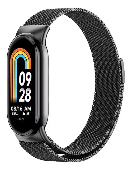Pulseira para smartwatch Jodda Milanese Preto