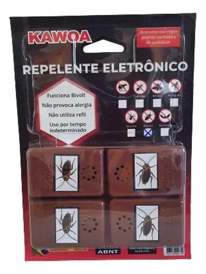 Cartela Com 4 Repelentes Para Barata - Kawoa