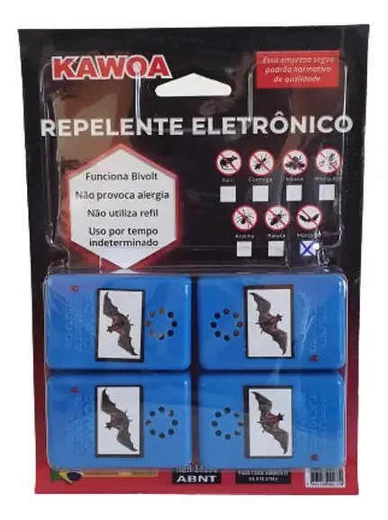 Cartela Com 4 Repelentes Para Morcego