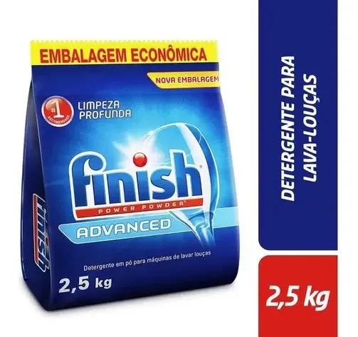 Finish Advanced Detergente Em Pó Máquina Lava-louças 2,5kg