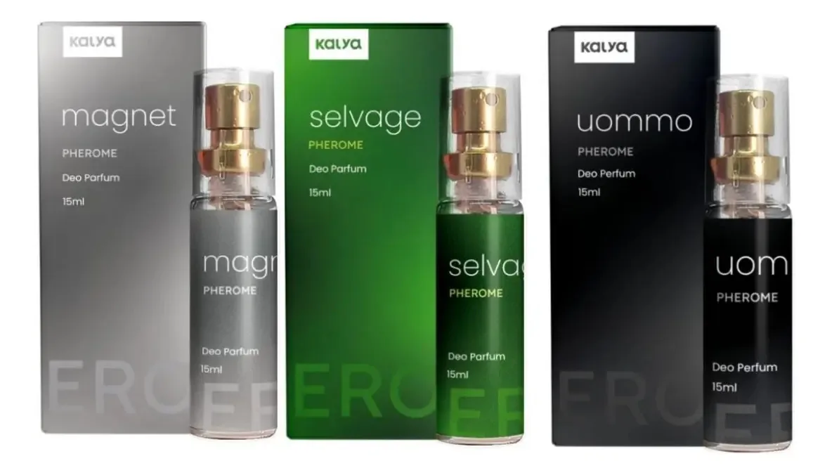 37 Perfumes Pherome Kalya Atacado Variado Sedução