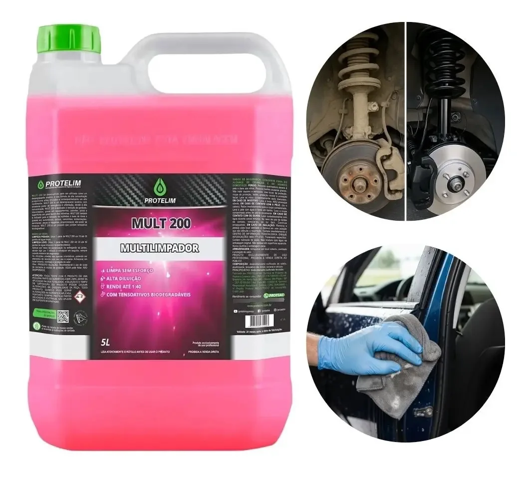 Prot Mult200 Desengraxante Alcalino Limpador Multiuso 5l