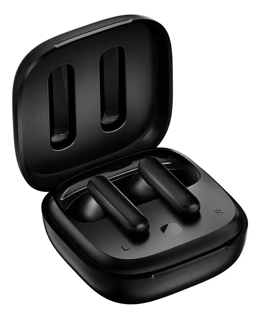 Fone de Ouvido Bluetooth QCY T13 com 4 Microfones e Cancelamento de Ruído na Cor Preto
