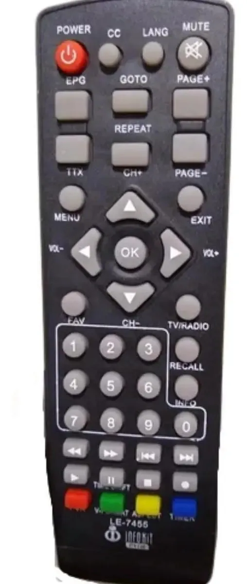 Controle Remoto Infokit Le-7544