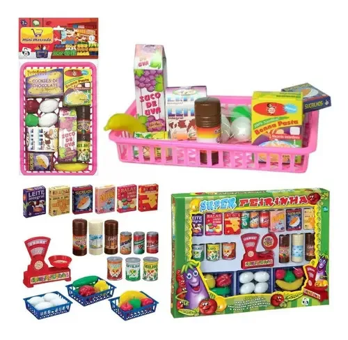 Mini Brinquedos Mercadinho Feirinha Diversão Para Crianças