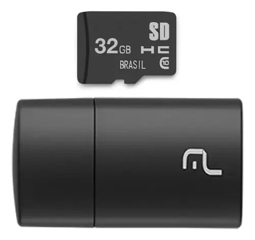 Adaptador Usb + Cartão De Memória Classe 10 32gb Mc163