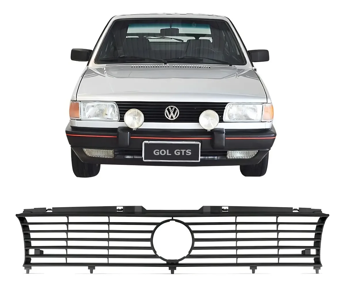 Grade De Radiador Preto Gol Gts Gti Voyage Saveiro 91 - 95