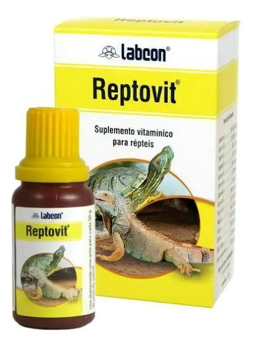 Cálcio Com D3 Para Répteis 100g + Reptovit Suplemento 15ml