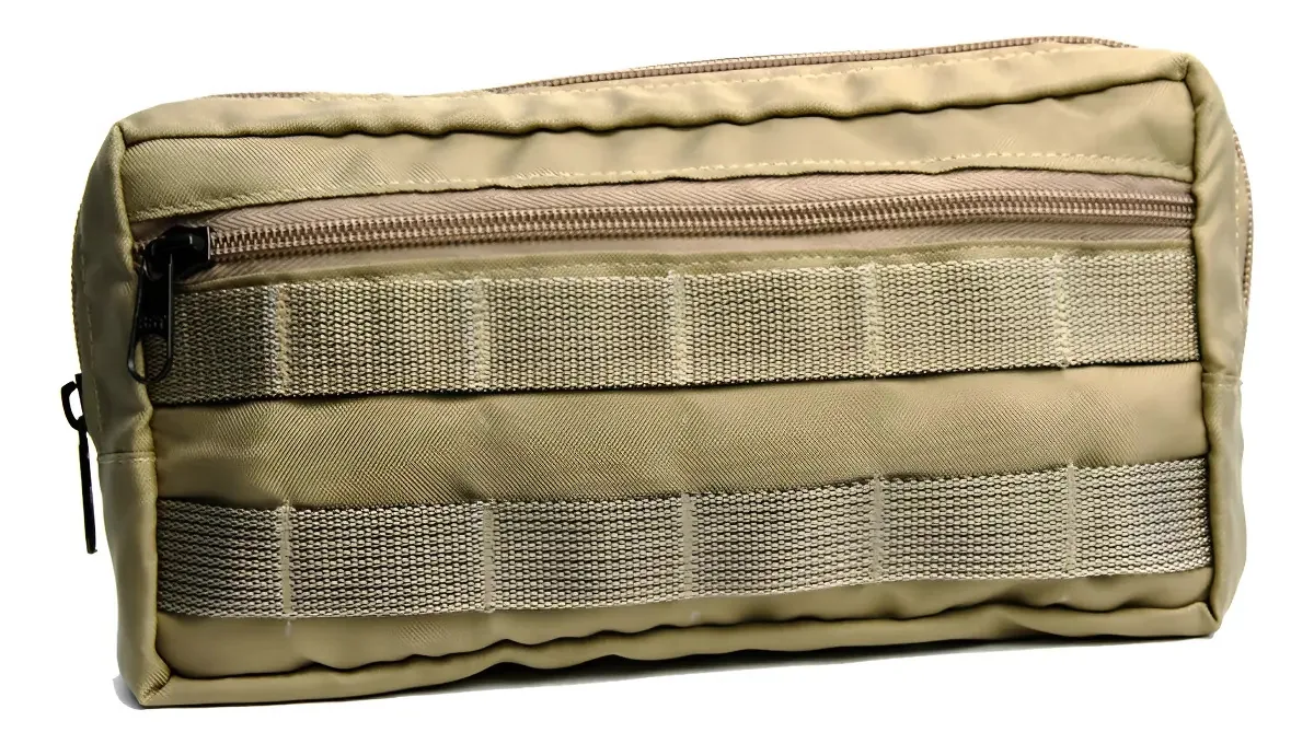 Bolso Tático Modular Molle Horizontal Grande Tan Tan