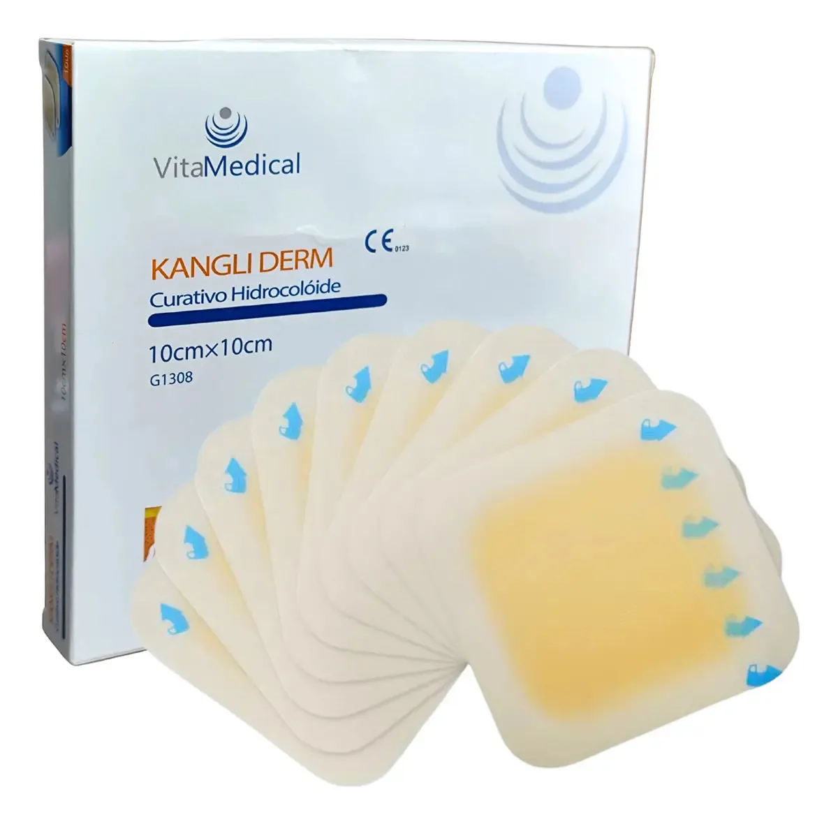 10 Curativos Placa Hidrocoloide Regular 10x10cm Vitamedical
