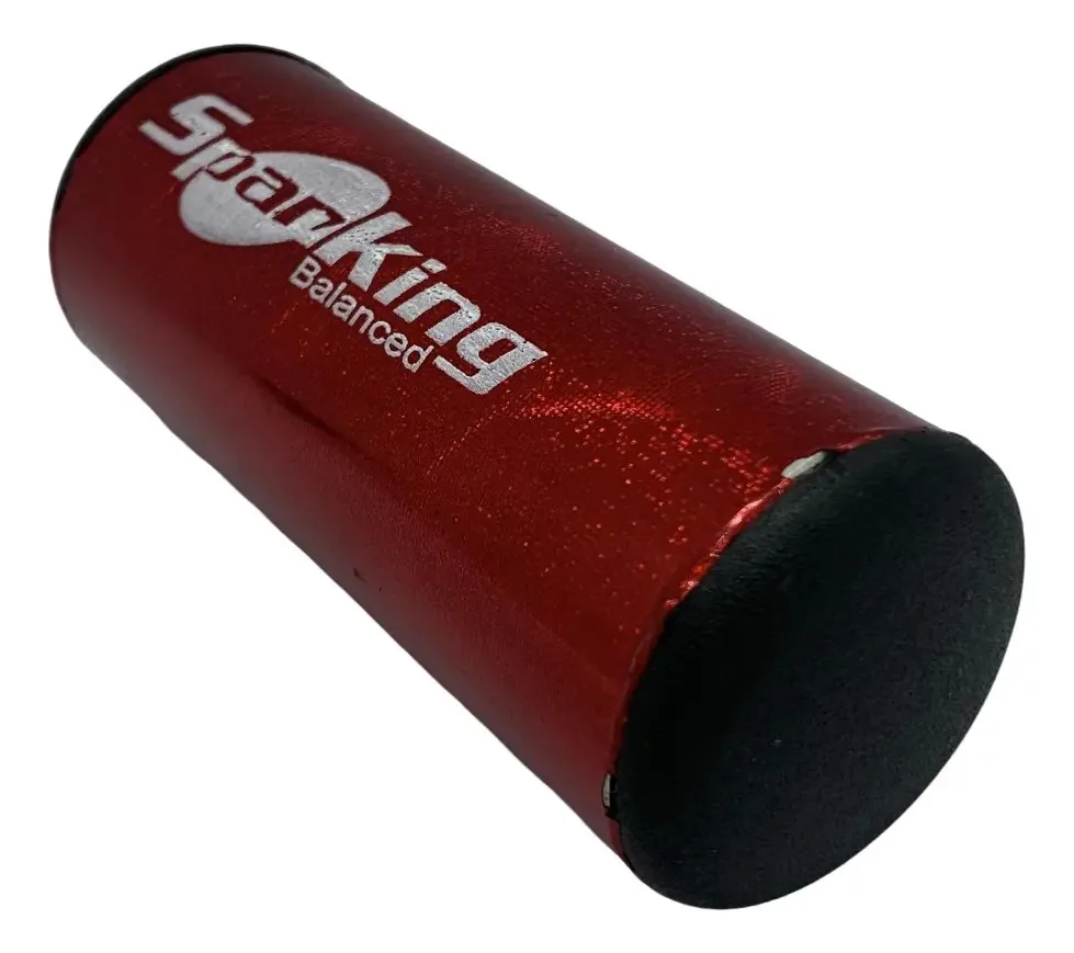 Ganzá Percussivo Chocalho Spanking Cilindrico Balanceado Cor Vermelho