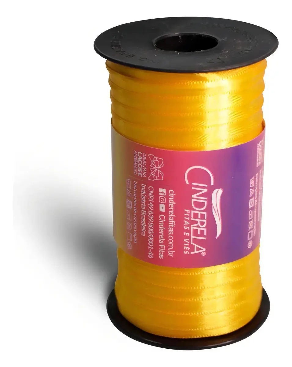 Fita Cetim Face Simples 100m 7mm A