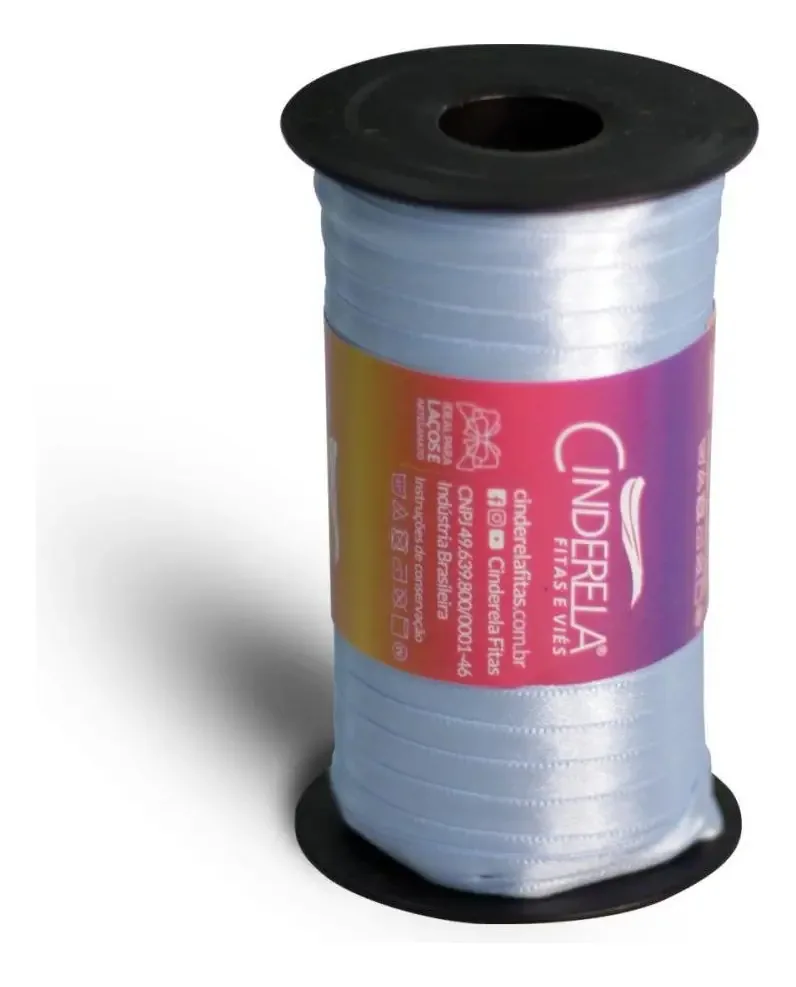 Fita Cetim Face Simples 100mt 7mm A