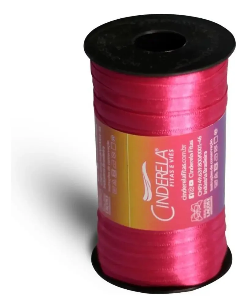 Fita Cetim Face Simples 100mt 7mm P