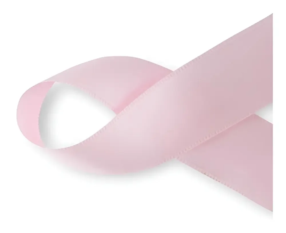 Fita Cetim Face Simples 10m 10mm Rosa