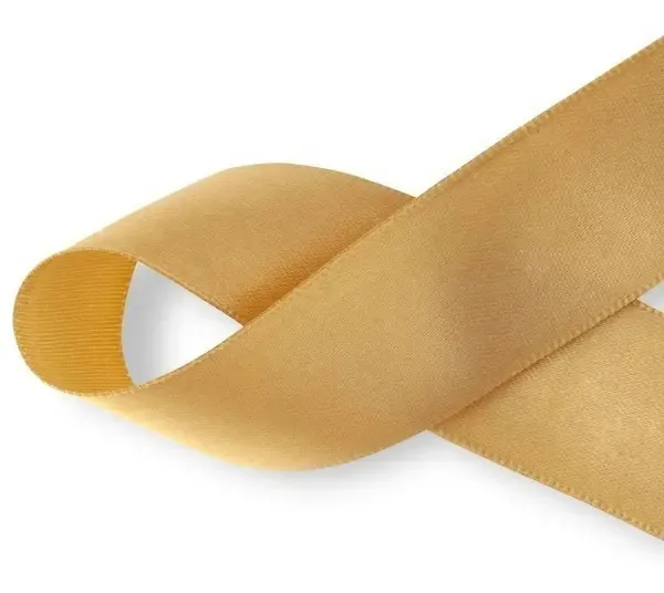 Fita Cetim Face Simples 10m 10mm Doura