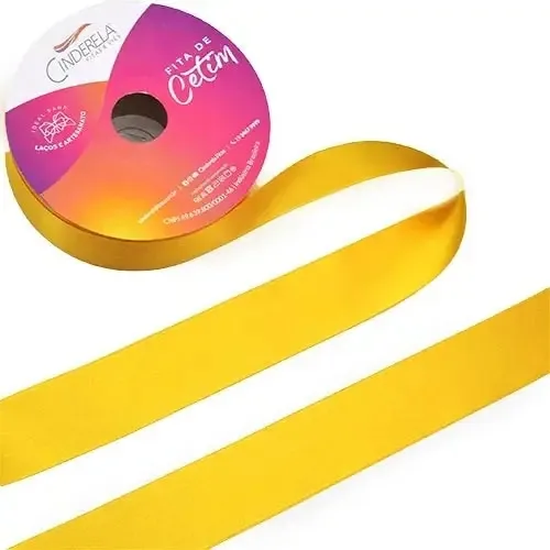 Fita Cetim Face Simples 50m 10mm A