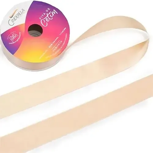 Fita Cetim Face Simples 50m 10mm Chan