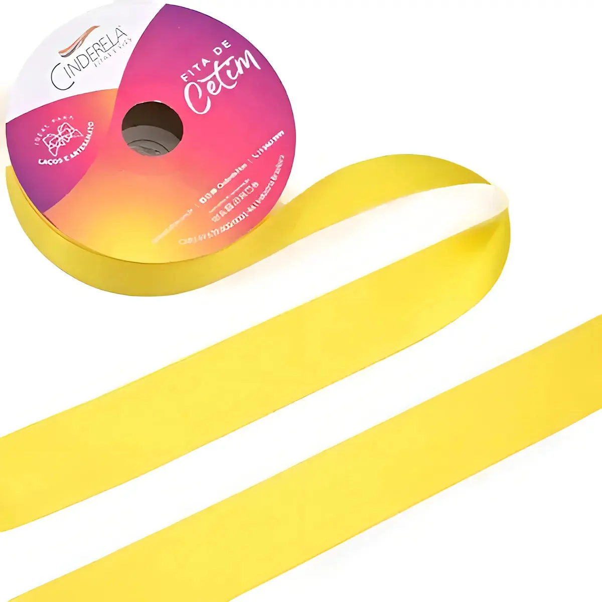 Fita Cetim Face Simples 50m 10mm Ama