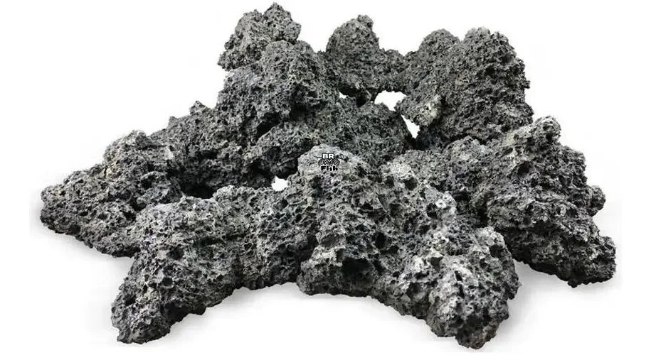 Rocha Vulcan Black Mbreda Aquário Marinho M 1L Alta Porosidade