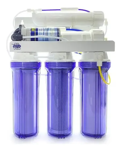 Filtro Osmose Reversa 300gpd 1140 L/dia + Bomba Transparente