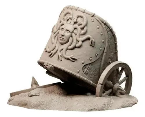Miniatura Arena De Areia Carro Quebrado Dungeons And Dragons