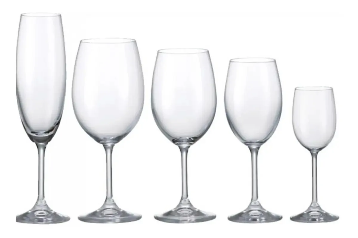 Jogo 30 Taças Cristal Ecológico Gastro Bohemia