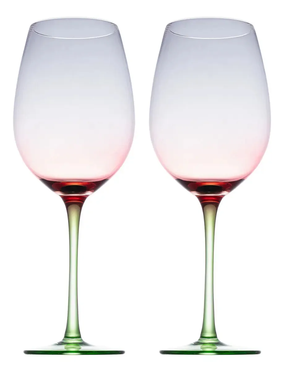 Jogo 2 Tacas Vinho Palms Springs Vermelho 550ml -fracalanza