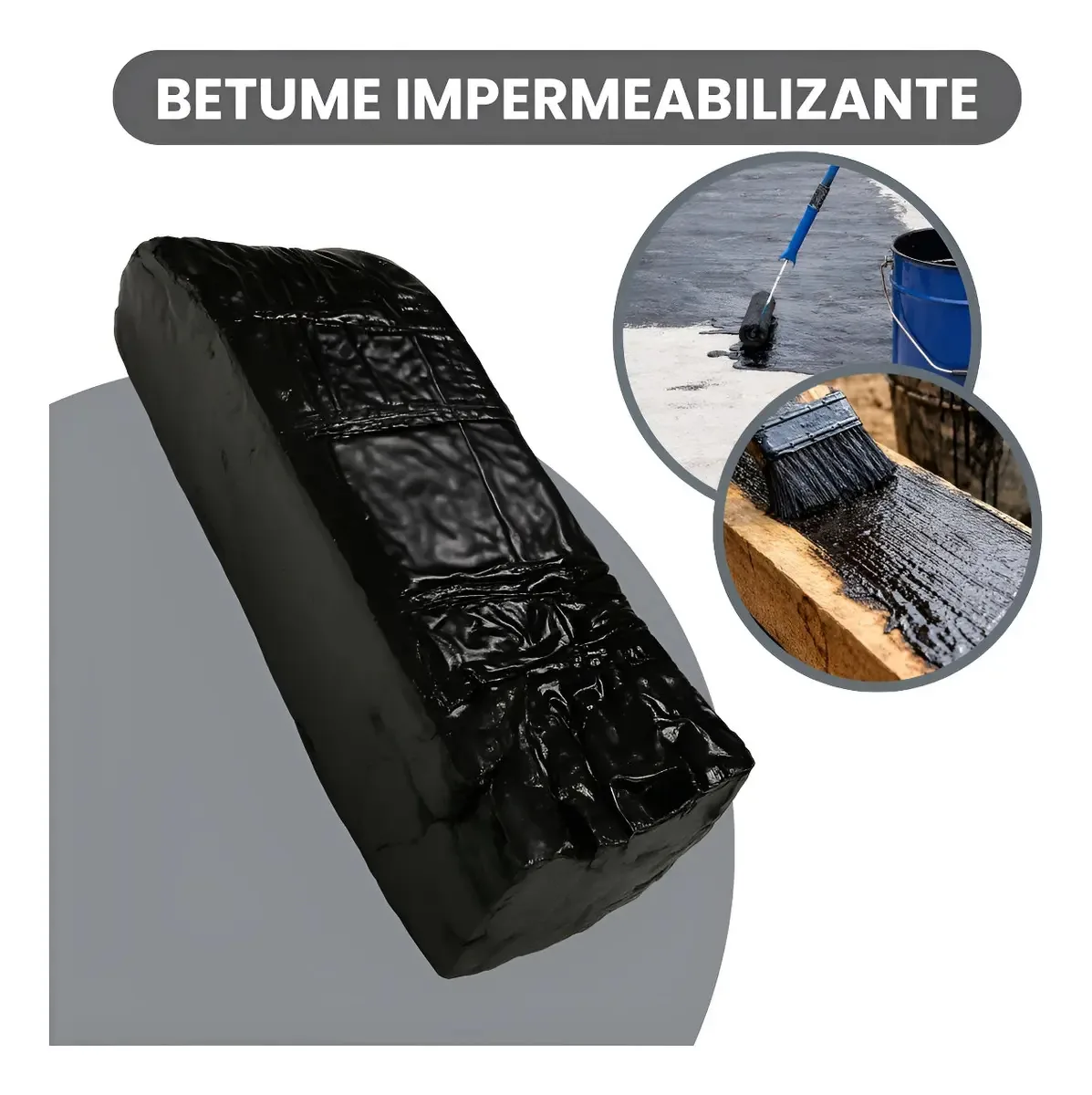 Betume Piche Asfalto Veda Laje Embarcação 1kg Pillartech