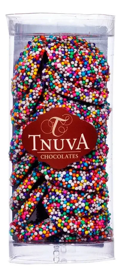 Chocolate Tipo Confete Kosher Vegano Sem Glúten 100g Tnuva